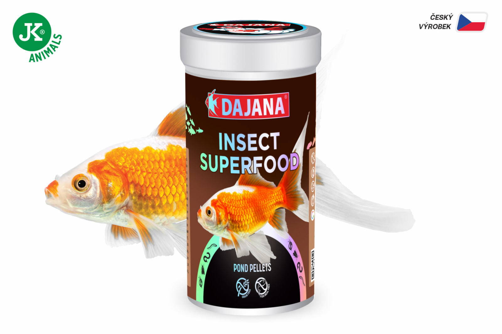 Dajana ISF Pond Pellets, pelety – krmivo, 1 l (insect superfood)