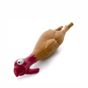 Latexový krocan, pískací hračka pro psy, 23 cm, ideální pro aktivní hru