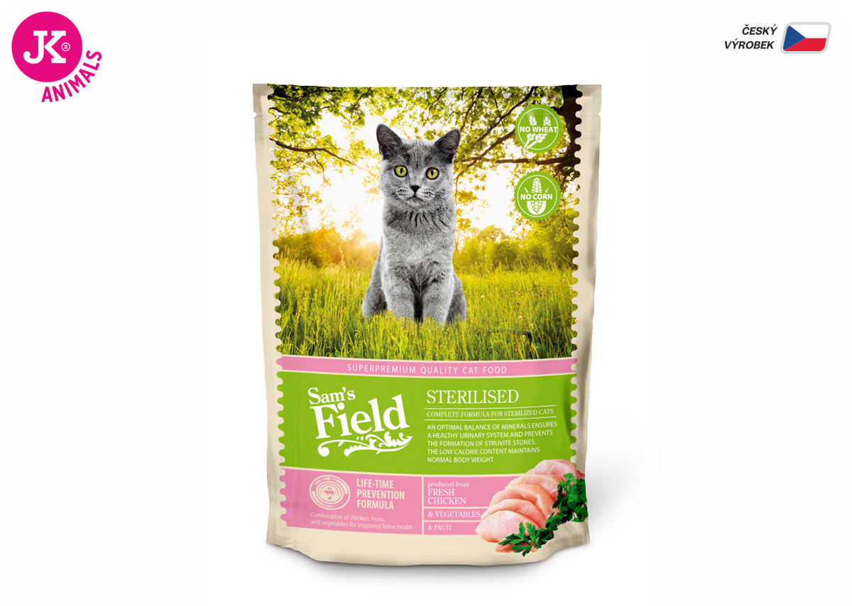 Sams Field Cat Sterilised, superprémiové granule 400 g (Sam's Field)