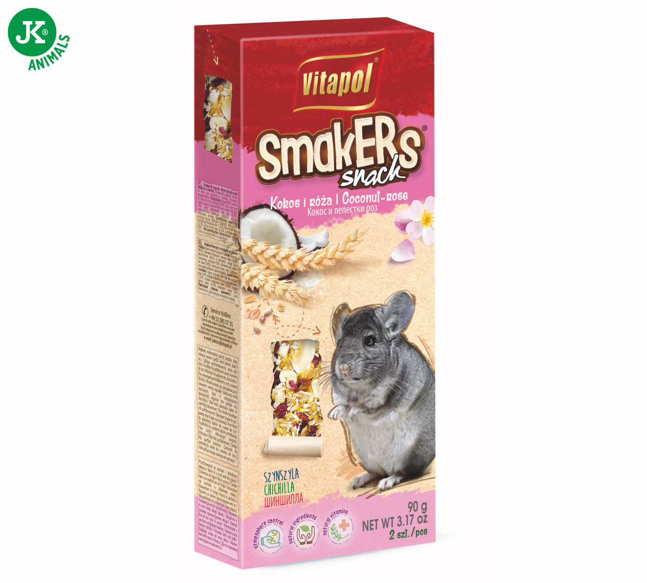 Vitapol - 2 klasy, činčila, kokos a růže