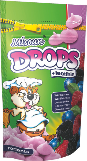 Drops - lesní plody, pamlsek pro hlodavce
