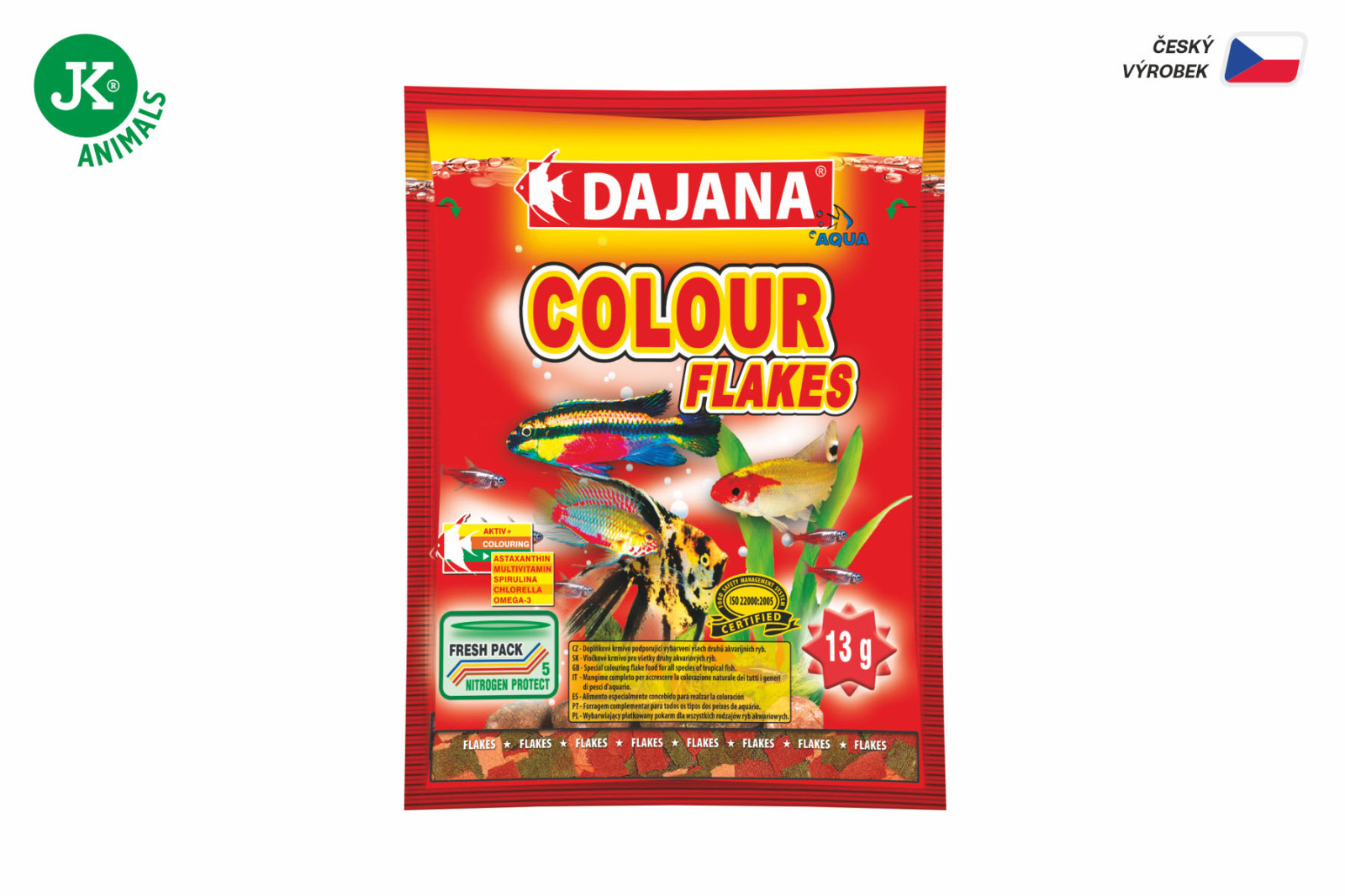 Dajana Colour Flakes, vločky – krmivo, 13 g