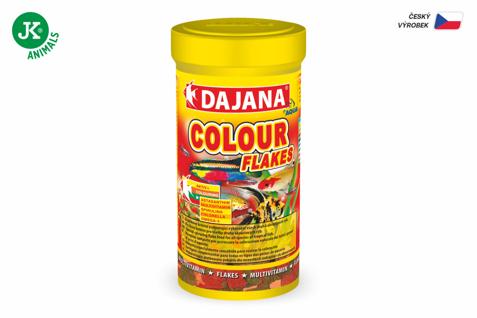 Dajana Colour Flakes, vločky – krmivo, 250 ml