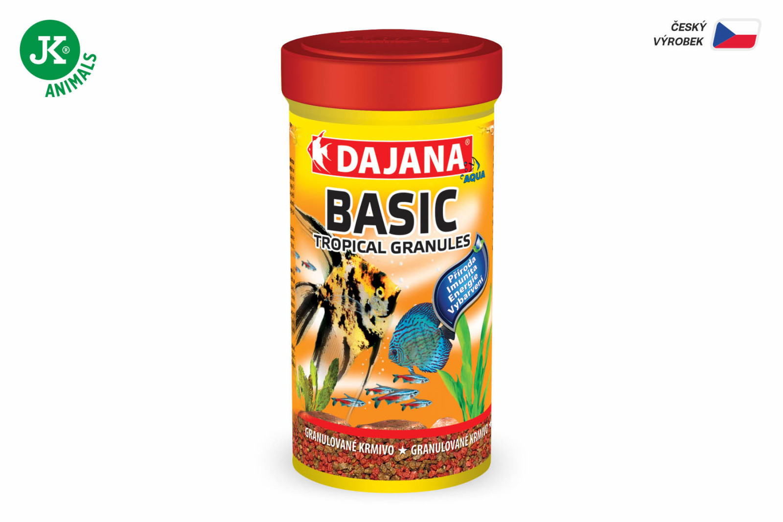 Dajana Basic Tropical Granules, granule – krmivo, 250 ml