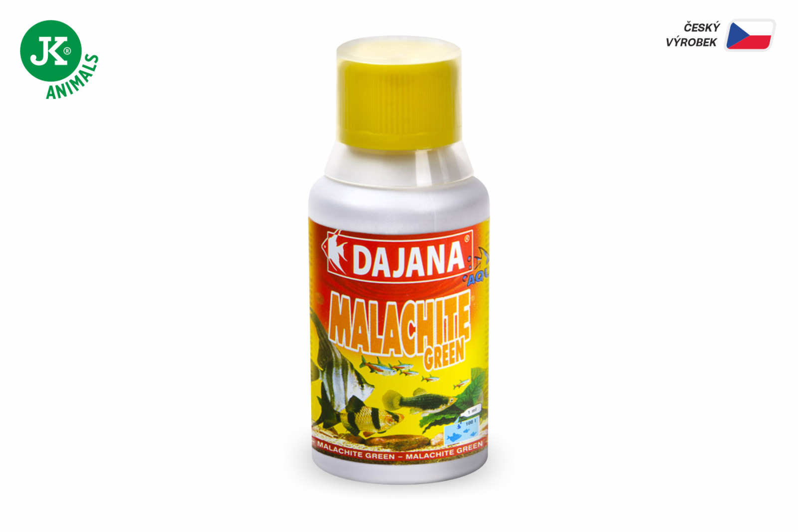 Dajana Malachite Green, úprava vody – přípravek, 100 ml