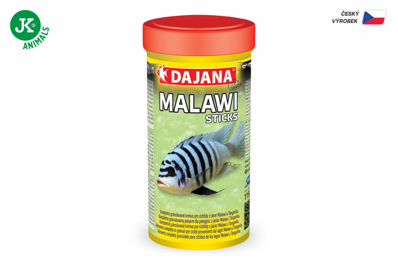 Dajana Malawi Sticks, sticky – krmivo, 250 ml