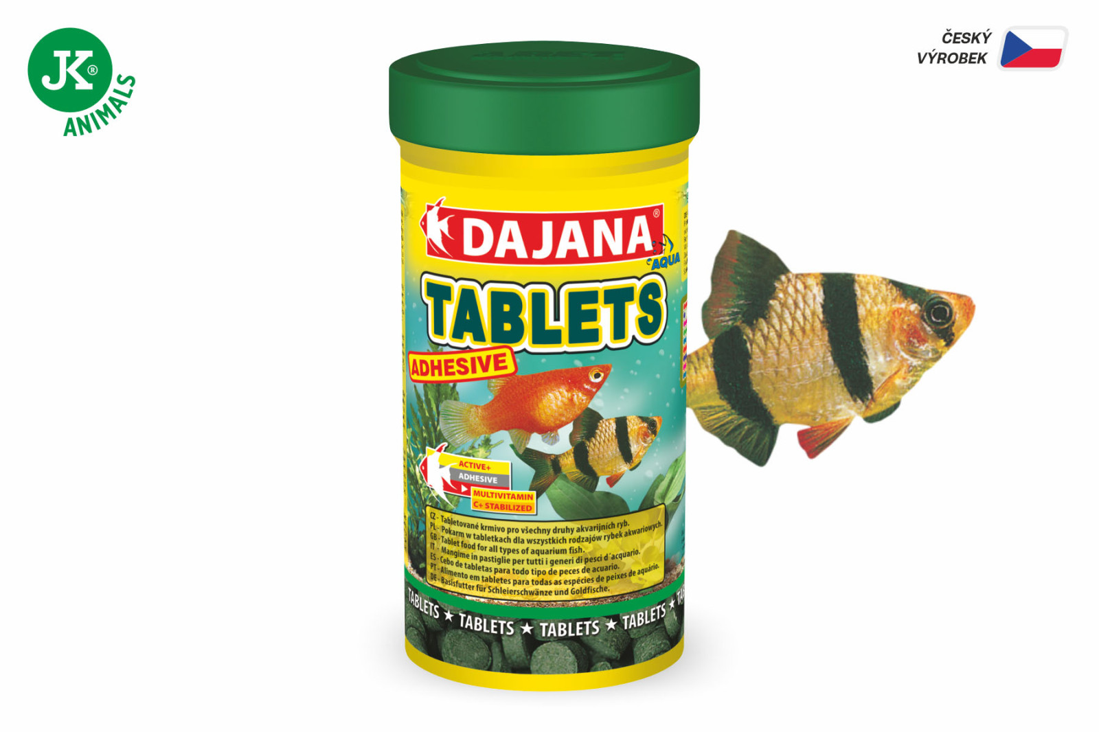Dajana Tablets Adhesive, tablety na sklo akvária – krmivo, 250 ml