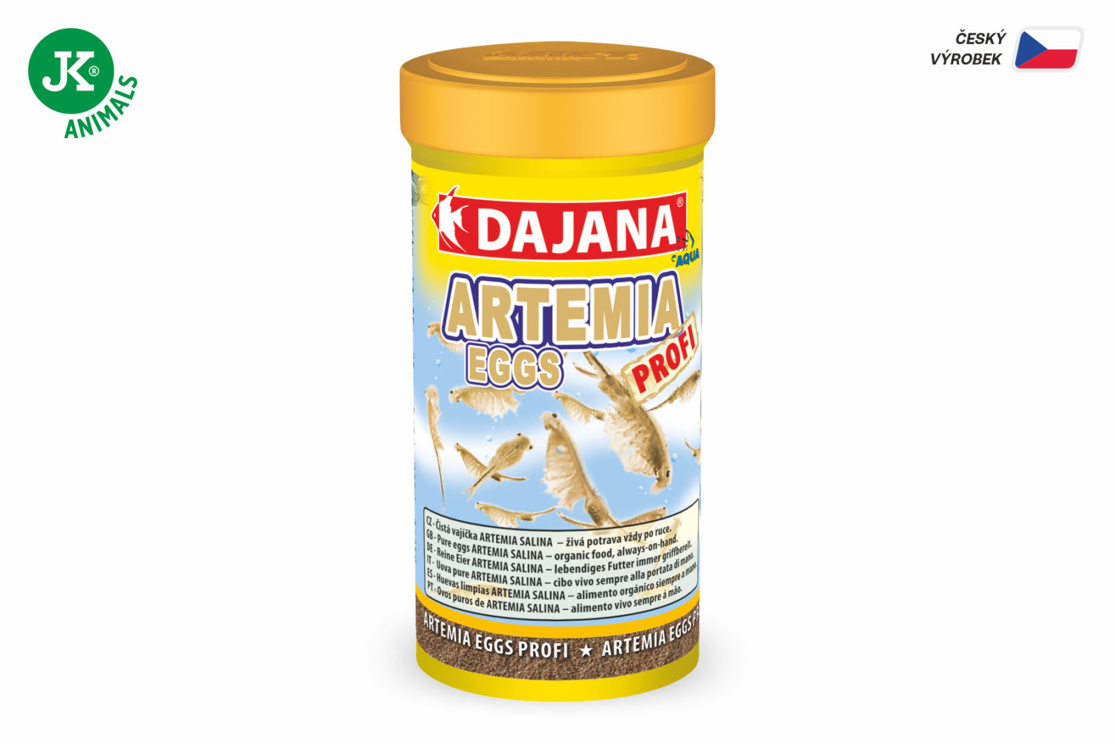 Dajana Artemia Eggs Profi, přírodní potrava – krmivo, 1 l
