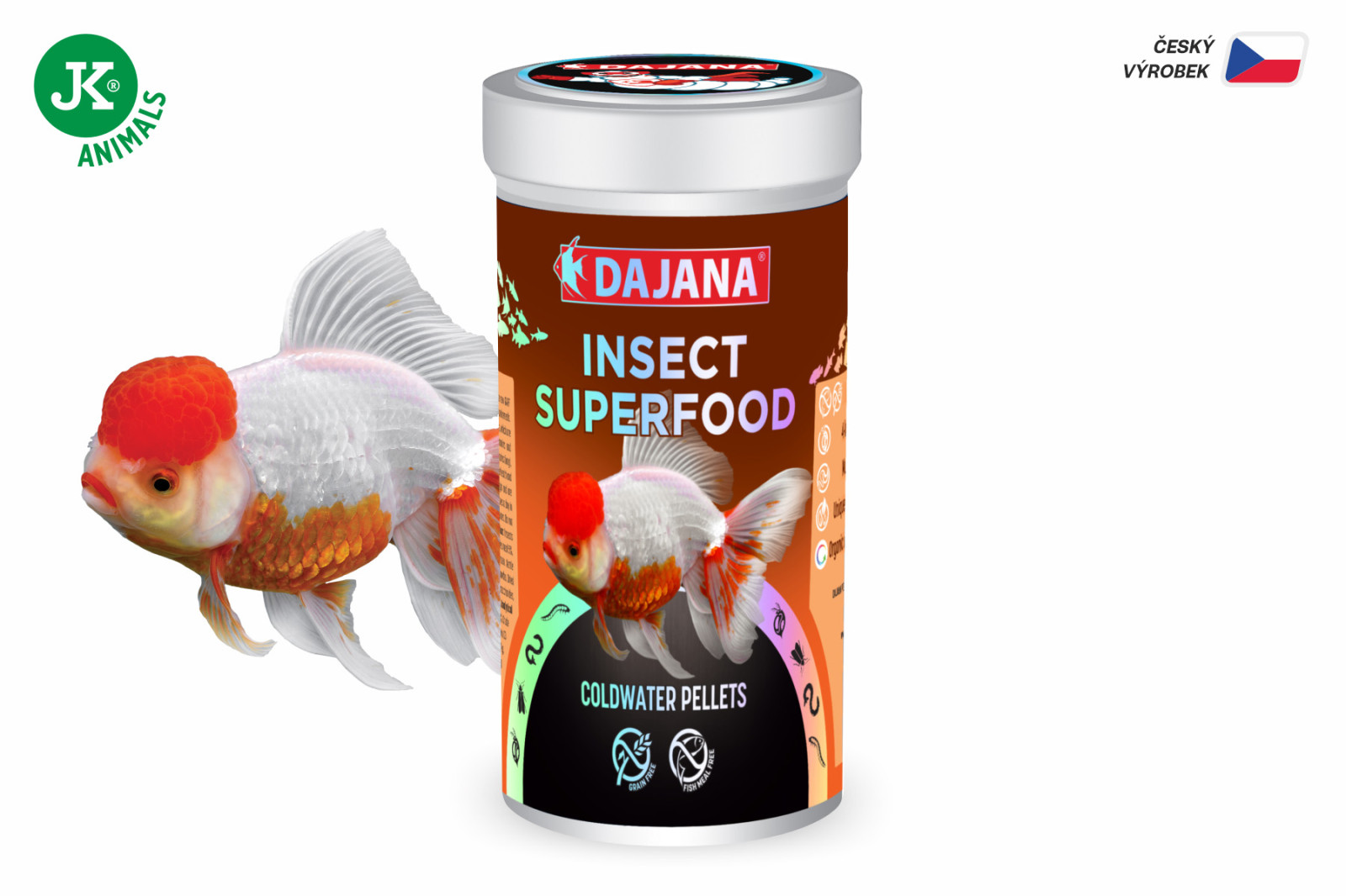 Dajana ISF Coldwater Pellets, peletky – krmivo, 100 ml (insect superfood)