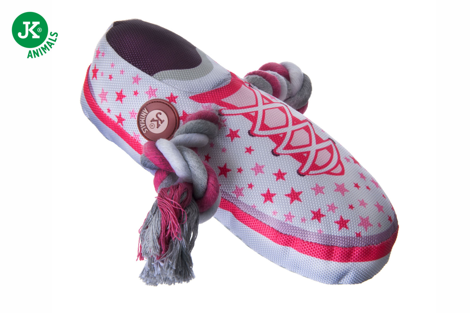 Bota s provazy, pískací hračka