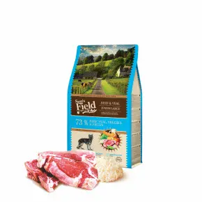 Sam's Field Gluten Free Beef & Veal Junior Large, superprémiové granule pro štěňata a mladé psy velkých a obřích plemen, 2,5 kg (Sams Field bez lepku)