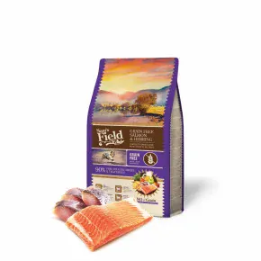 Sam's Field Grain Free Salmon & Herring, superprémiové granule pro psy všech velikostí a plemen, 2,5 kg (Sams Field bez obilovin)