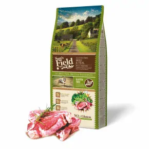 Sam's Field Gluten Free Beef & Veal Adult Medium, superprémiové granule pro dopělé psy středních plemen, 13 kg (Sams Field bez lepku)
