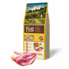 Sam's Field Gluten Free Goose & Turkey Adult Large, superprémiové granule pro dospělé psy velkých a obřích plemen, 13 kg (Sams Field bez lepku)