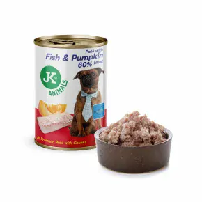 Fish & Pumpkin, Premium Paté with Chunks, prémiová masová konzerva pro psy