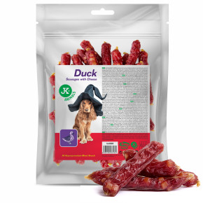 Kachní klobásky se sýrem, masový pamlsek, 500 g (Duck Sausages with Cheese Meat Snack)