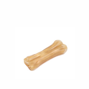 Lisovaná kost z buvolí kůže, 8 cm, přírodní pamlsek