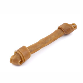 Uzel z buvolí kůže, 20 cm, přírodní pamlsek