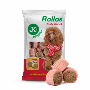 Rollos Tasty Snack Ham, šunkový rollos, 500 g, pečený pamlsek pro psy