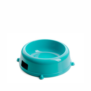  Barevná plastová miska pro psy (mix barev), velikost 2, 660 ml, 17 cm