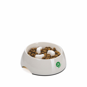 Protihltací melaminová miska pro psy, střední, 440 ml, 14 cm