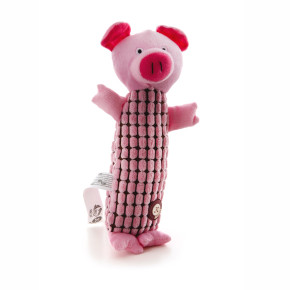 Plyšové prasátko Long, 28 cm, dlouhá plyšová pískací hračka pro psy