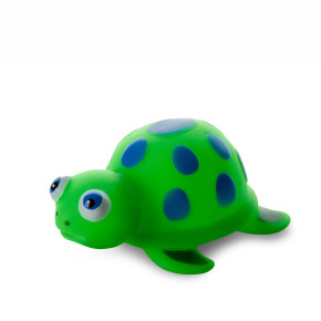 Vinylová želvička, pískací hračka pro psy, 13 cm, ideální pro aktivní hru