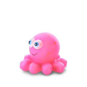 Vinylová chobotnička, pískací hračka pro psy, 10 cm, ideální pro aktivní hru