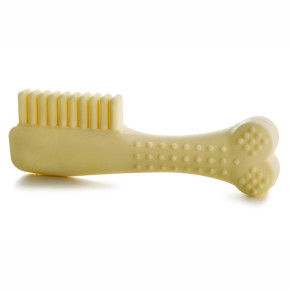 TPR Light hřeben z termoplastické pryže a EVA pěny, 14 cm, žlutý