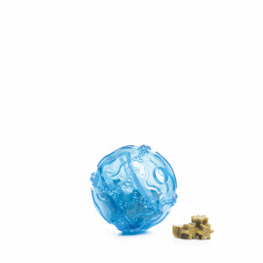 TPR – Snack ball modrý, odolná (gumová) hračka z termoplastické pryže