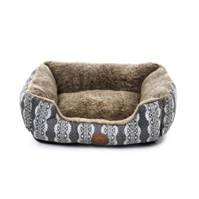 Pelíšek Furry S, 50 cm, šedý