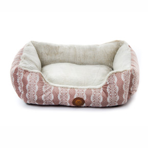 Pelíšek Furry M, 60 cm, růžový