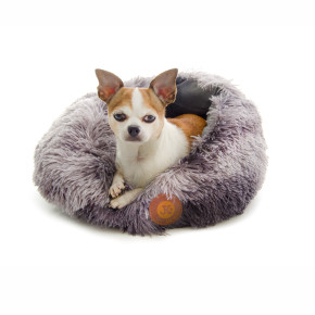 Pelíšek Hatty S, šedý, 50 cm