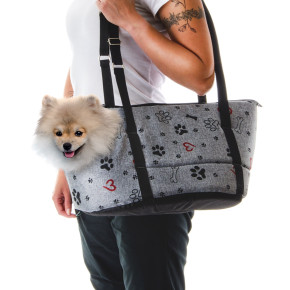 Taška Grey Lux S, 40 cm, stylová taška pro malé psy