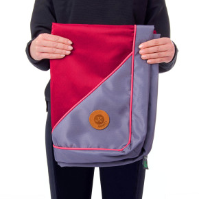 Potah na matraci Slip-on XL, bordó, 110 cm, voděodolný potah pro matraci