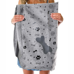 Potah matrace Bono Grey Lux XL, šedá, 110 cm, náhradní potah pro matraci Bono Grey Lux