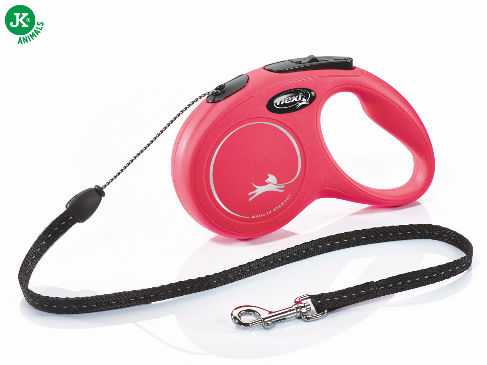 flexi New Classic Cord (lanko), velikost S, červená
