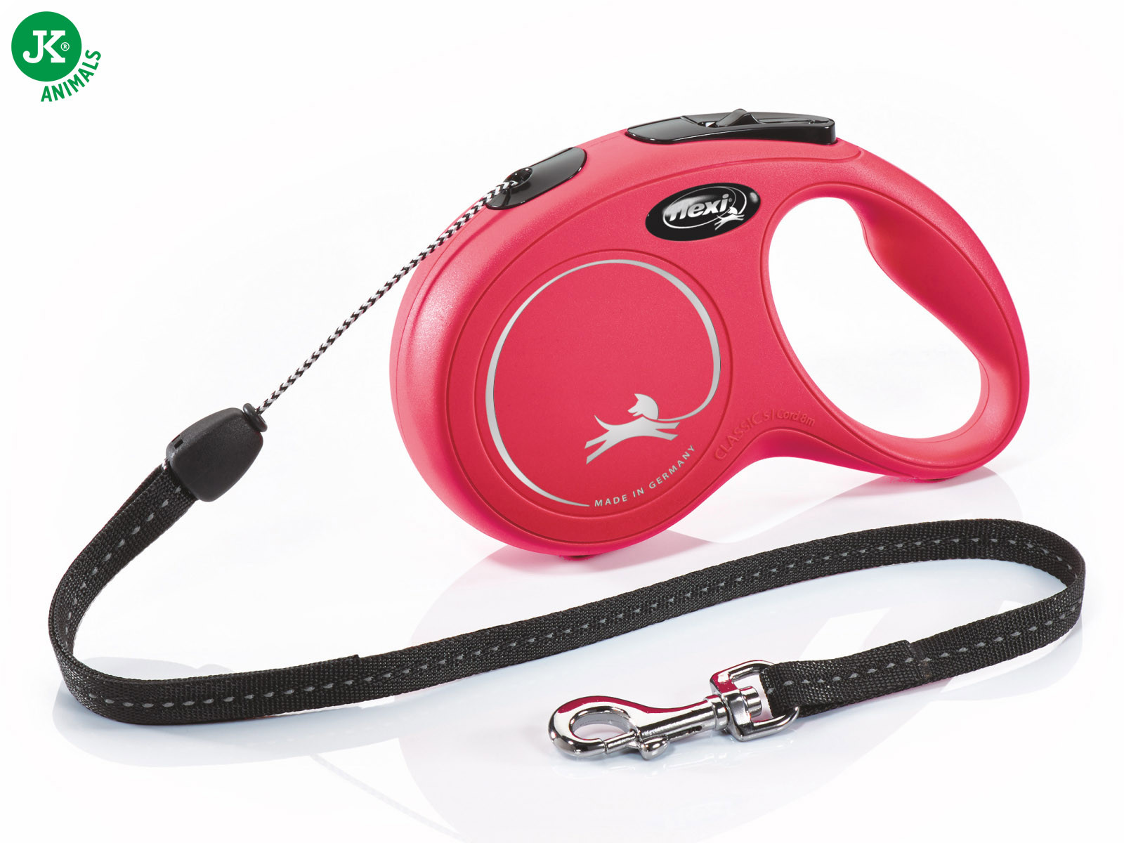 flexi New Classic Cord (lanko), velikost S, červená