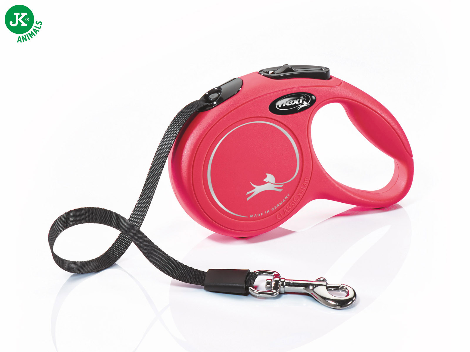 flexi New Classic Tape (pásek), velikost XS, červená