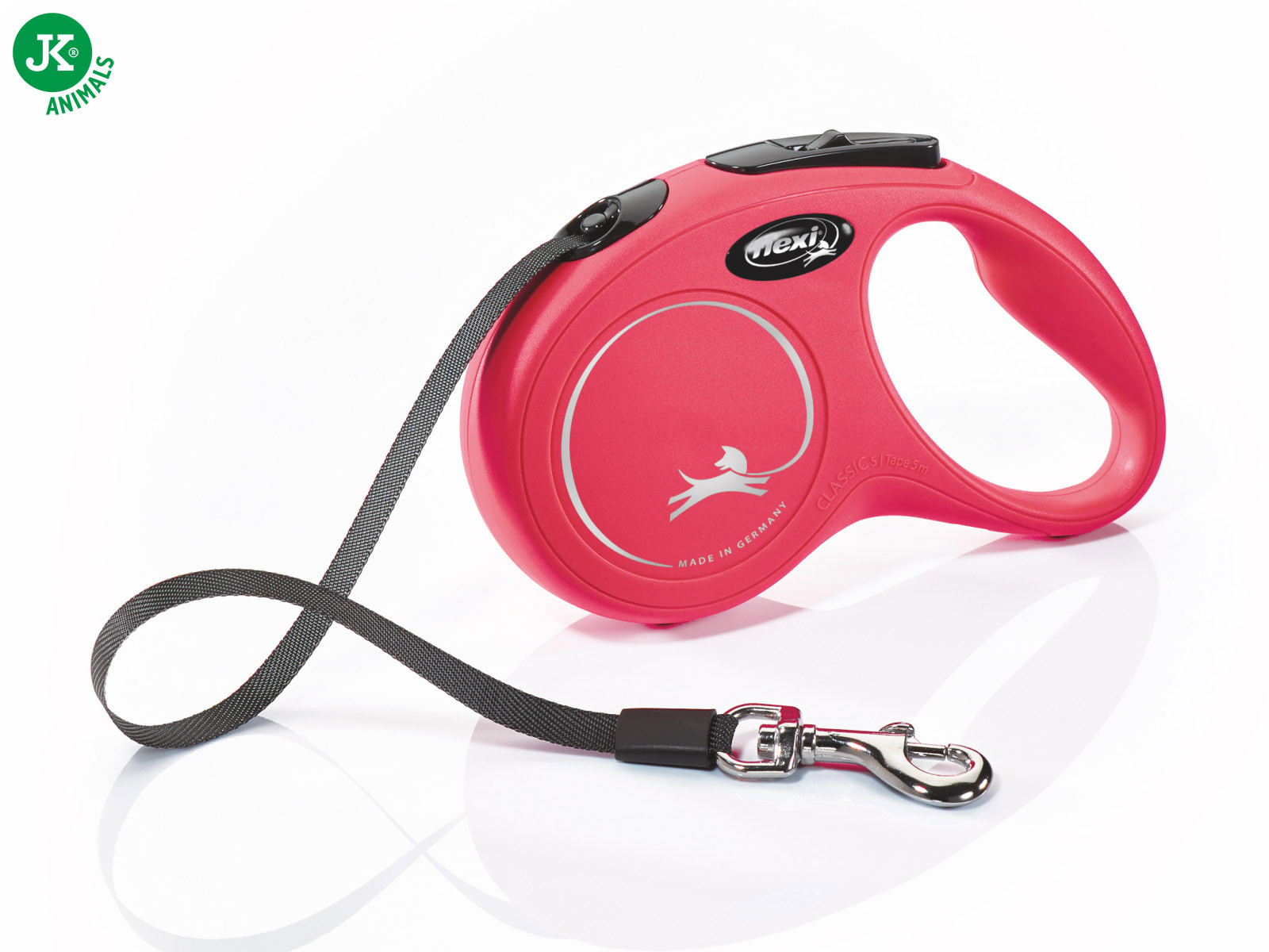 flexi New Classic Tape (pásek), velikost S, červená