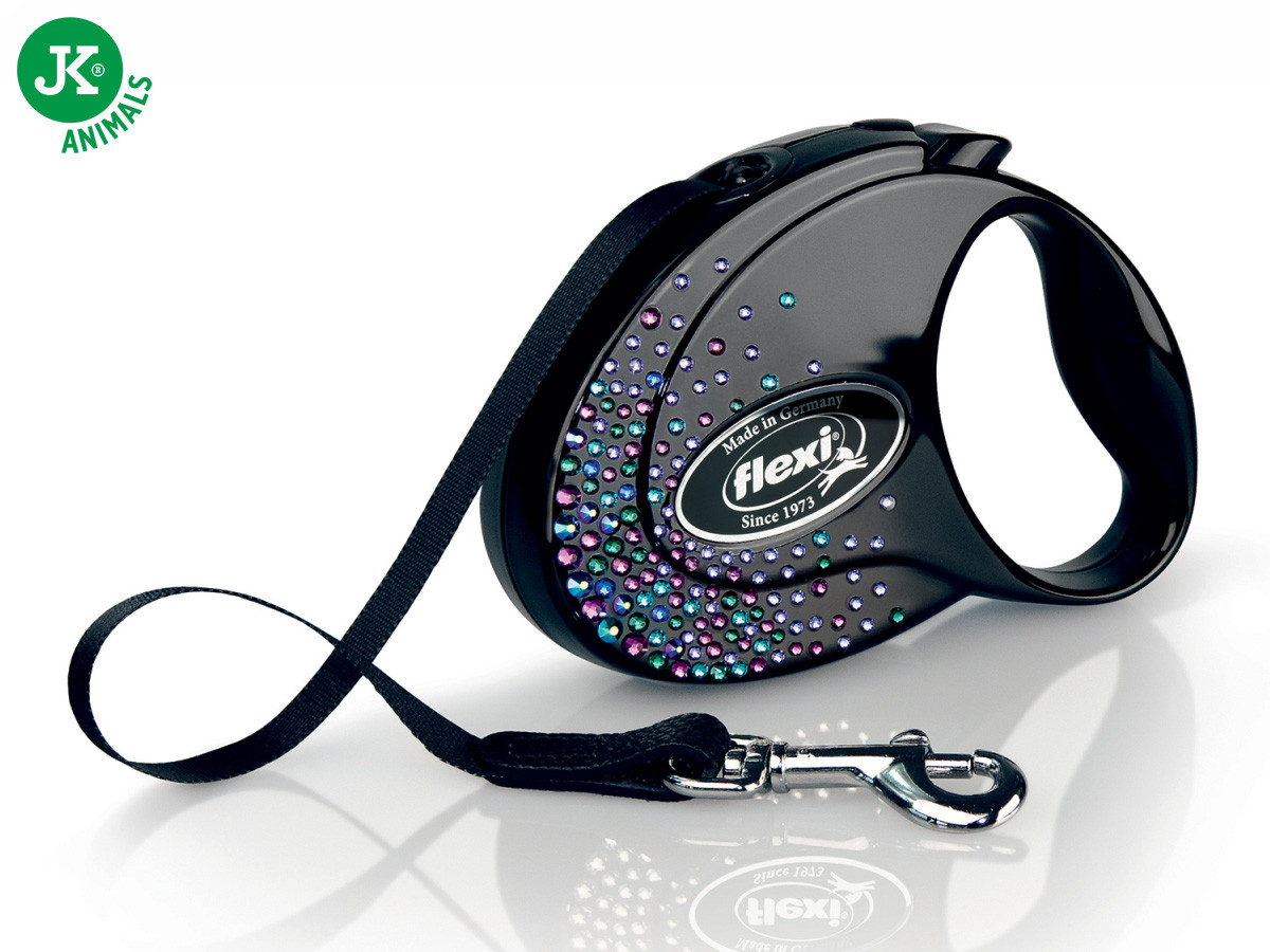 flexi Glam Splash Mystic Tape (pásek), velikost S, černá