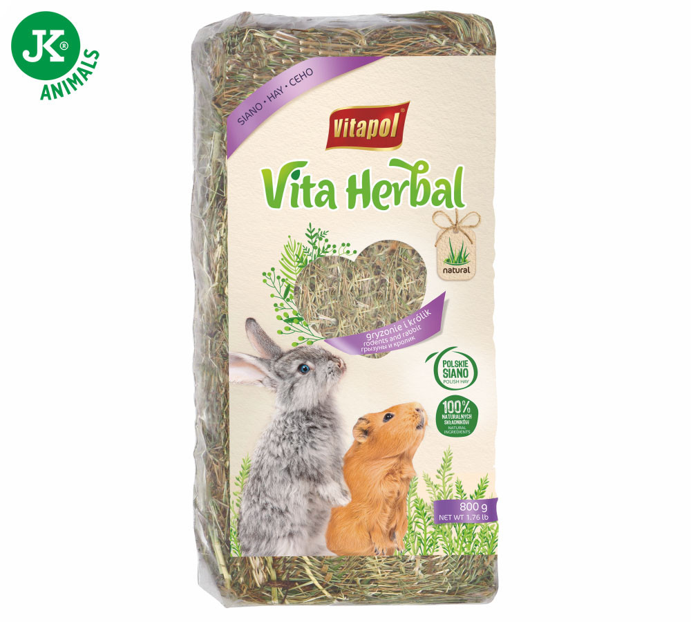 Vitapol - seno, hlodavec, velké, podestýlka 800 g