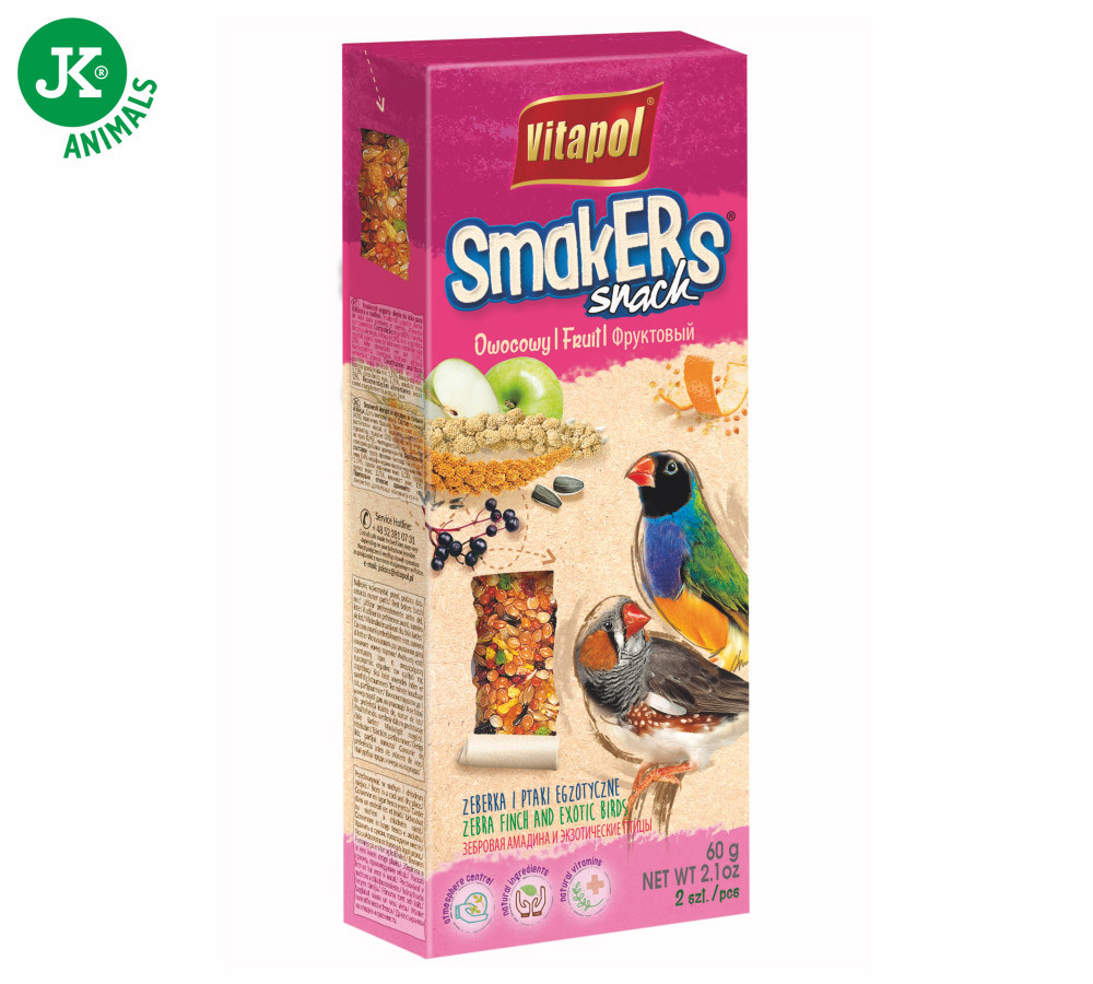 Vitapol - 2 klasy, ovoce, zebřičky a drobné exotické ptactvo