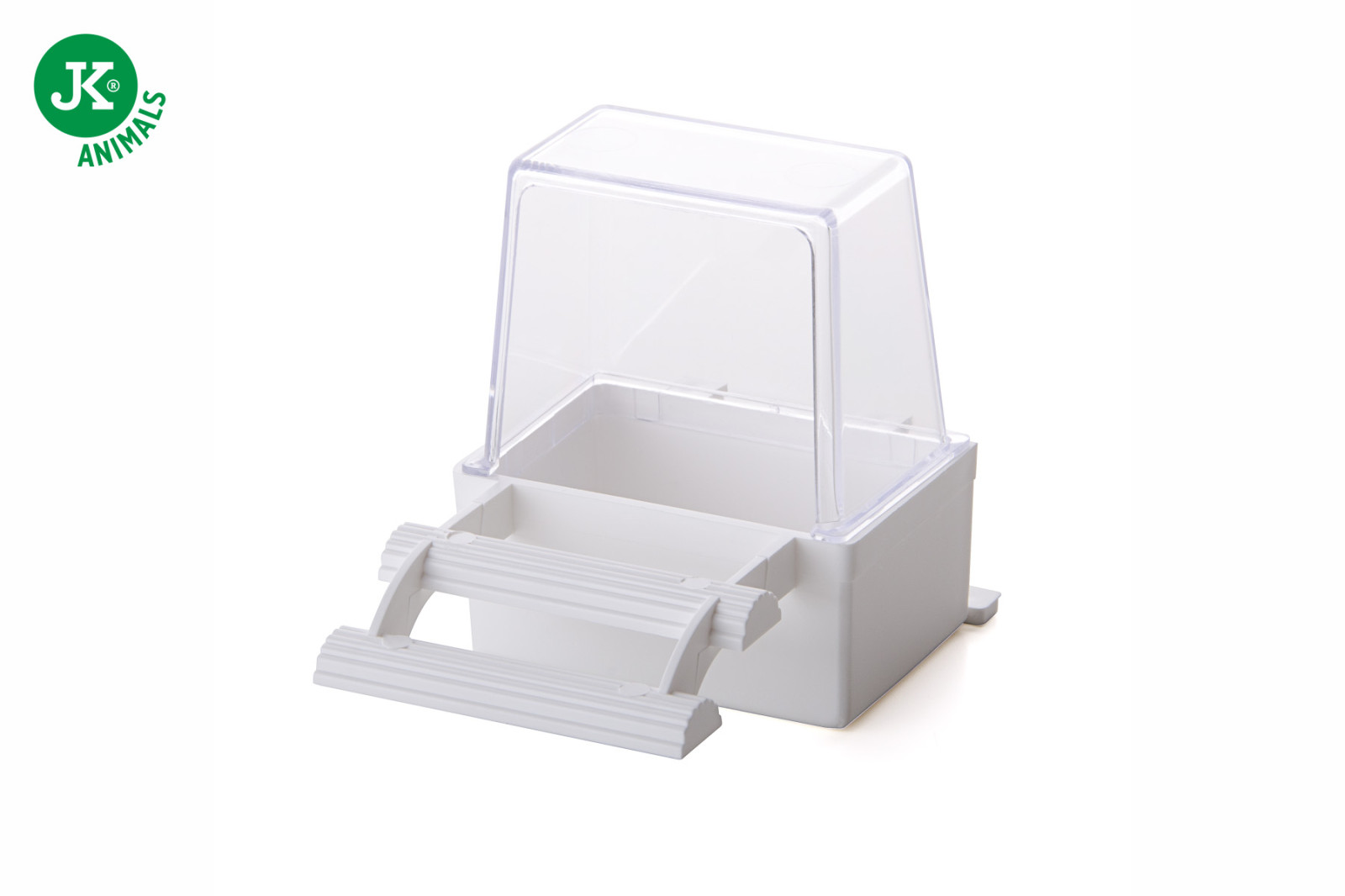 Univerzální plastové krmítko do ptačí klece, 6×4×7,5 cm, mix barev