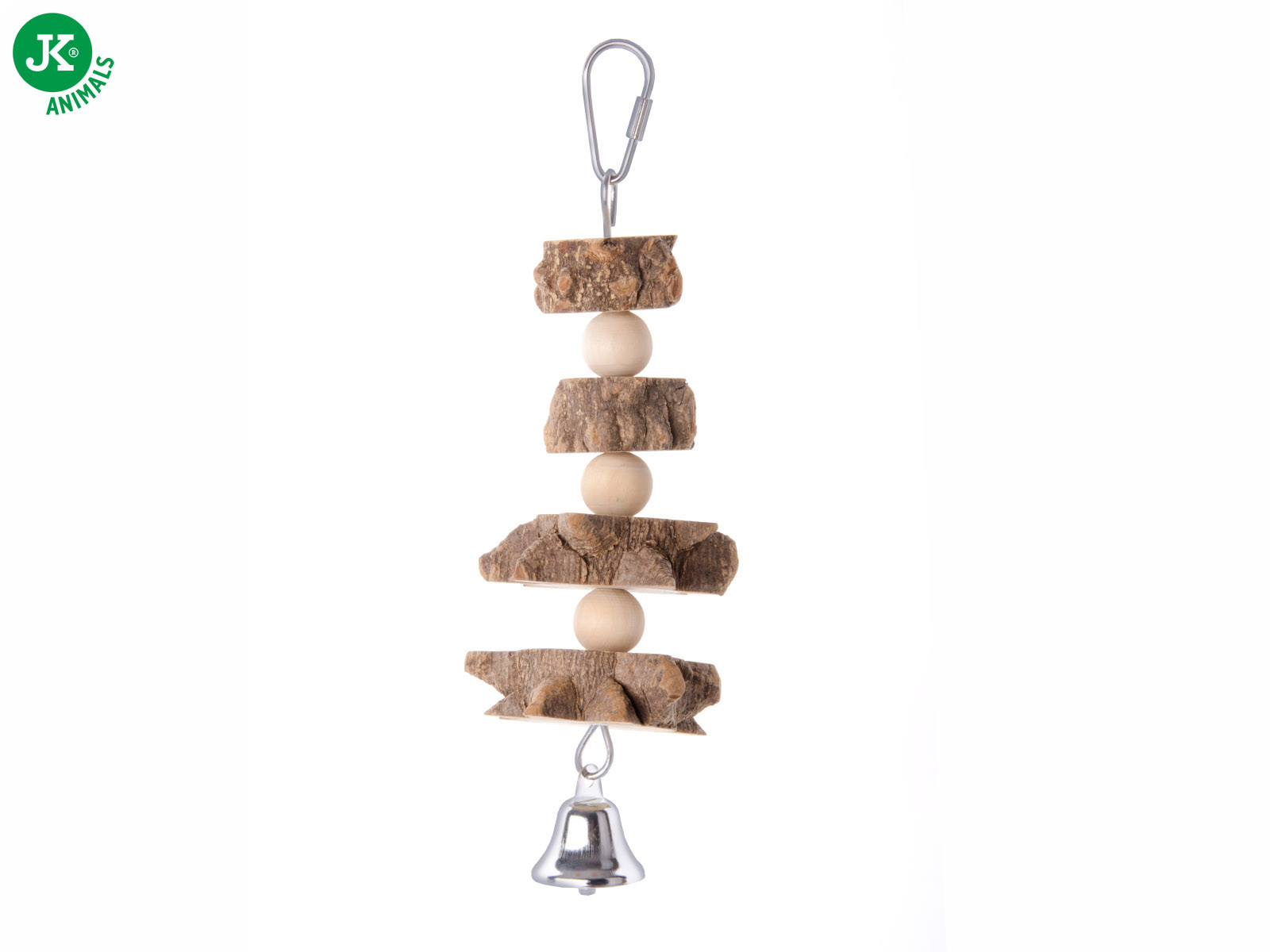 JK natural špíz, dřevěná hračka pro ptáky
