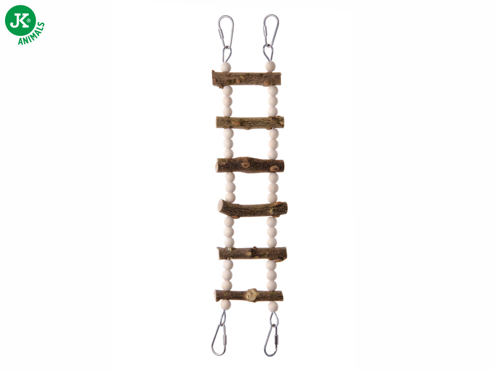 JK natural žebřík, dřevěná hračka pro ptáky