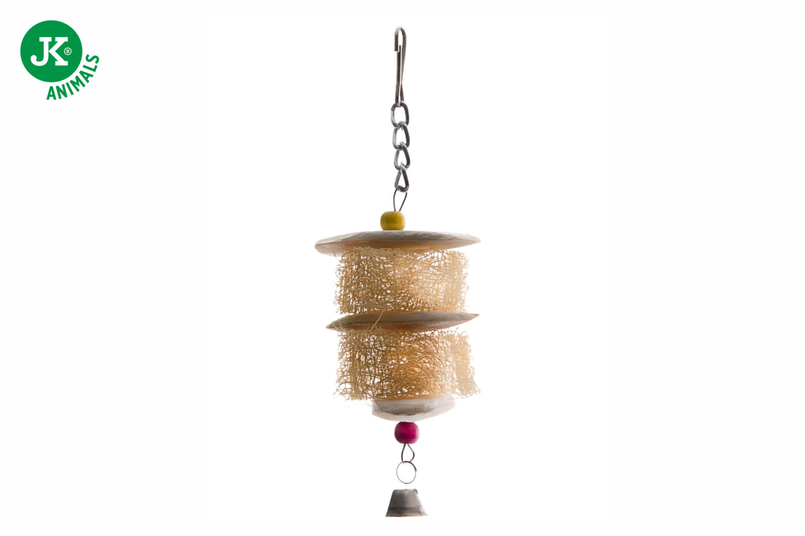 Hračka se sépiovou kostí a lufa houbou, 18 cm