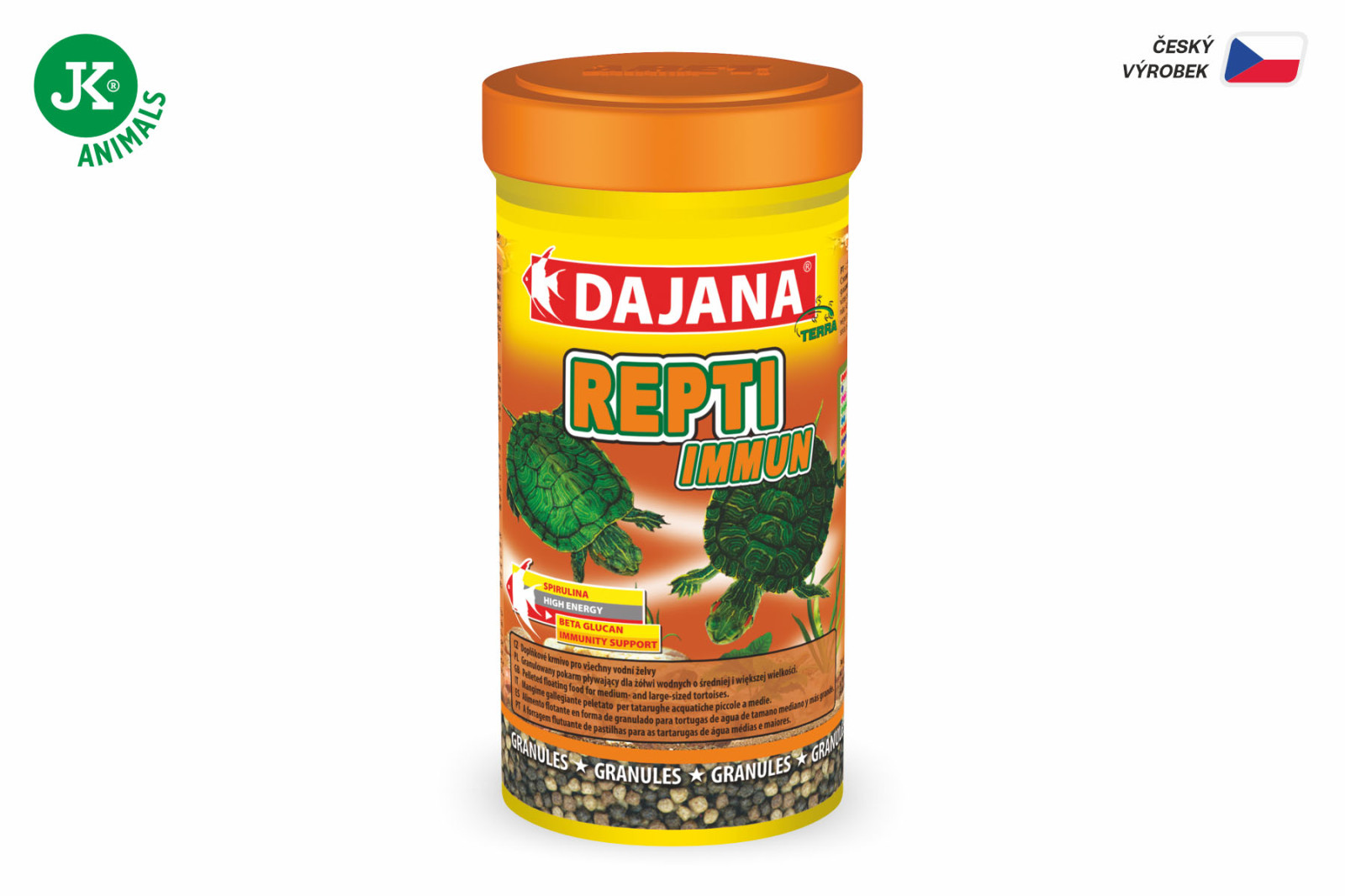 Dajana Repti Immun, granule – krmivo, 250 ml