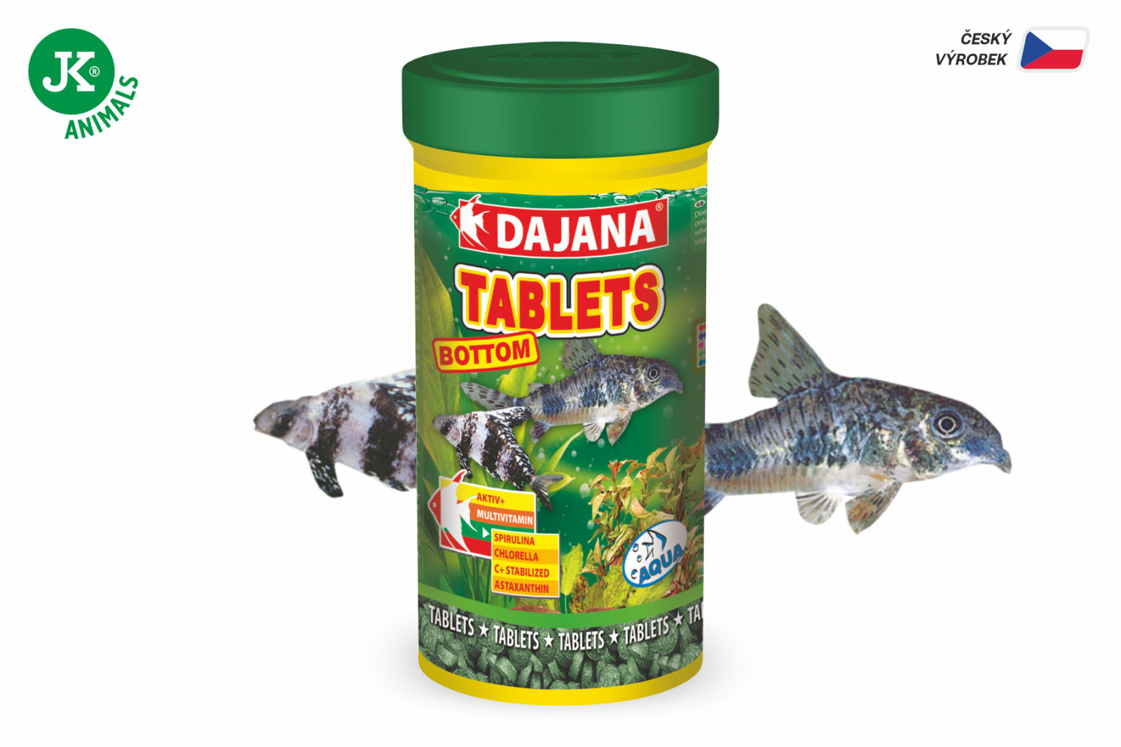 Dajana Tablets Bottom, tablety na dno akvária – krmivo, 100 ml