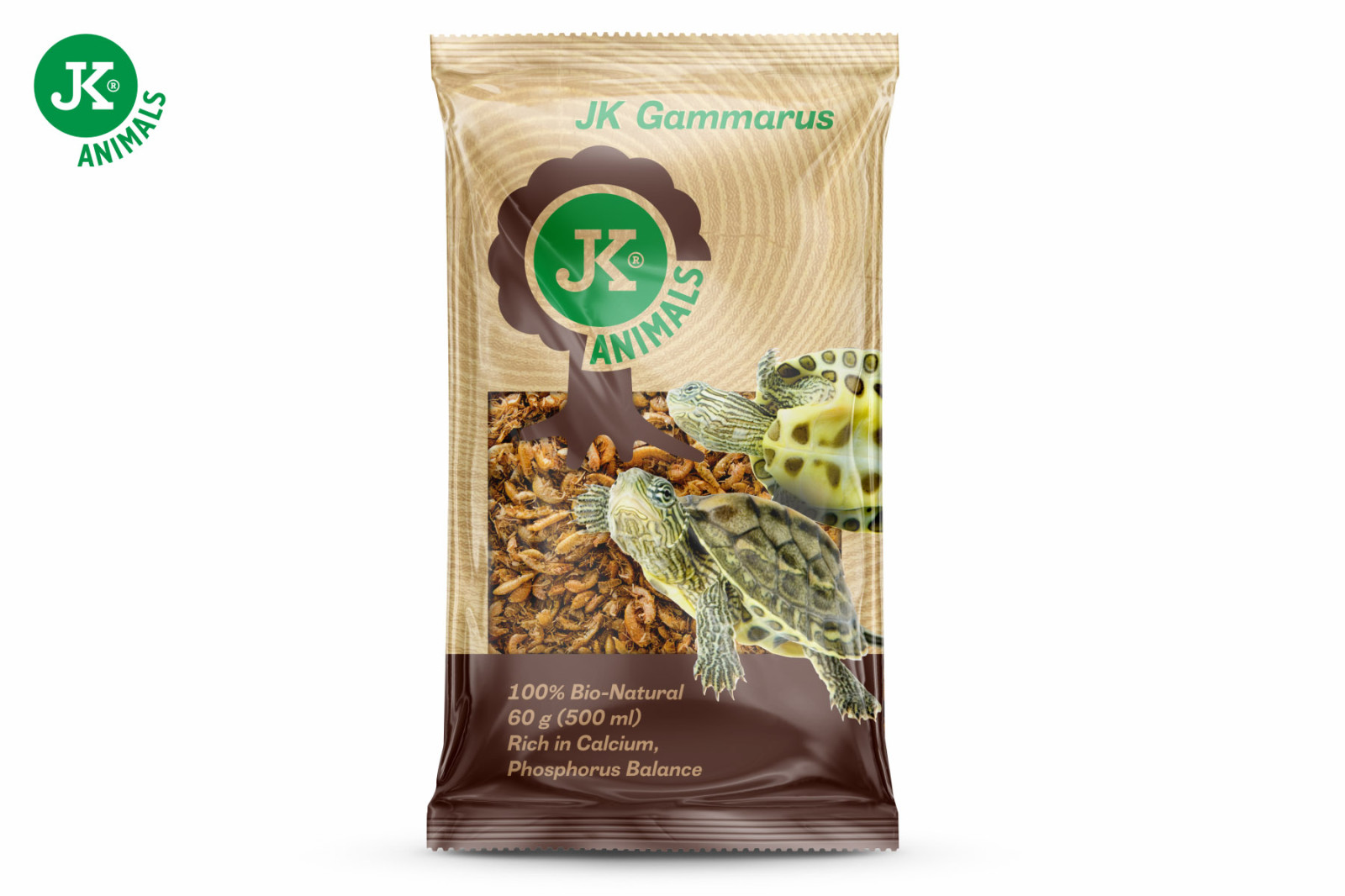 JK Gammarus, 60 g, 100% Bio-přírodní krmivo